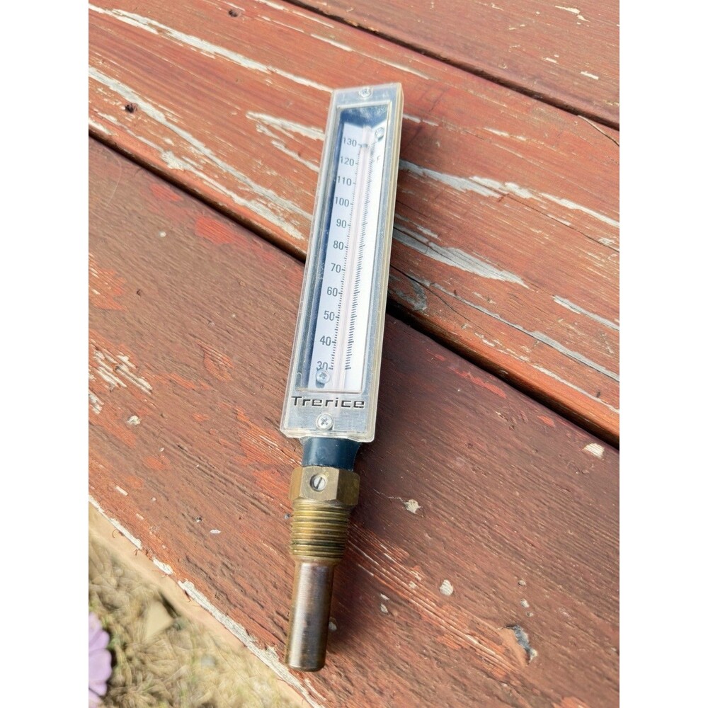 Treeice Industrial Liquid In Glass Thermometer Set Of 3 , 30–1 30°F Range 